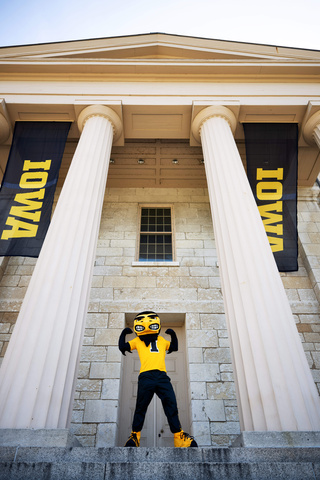 Herky-on-the-Pentacrest